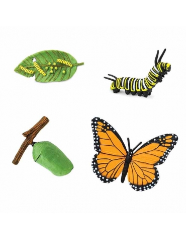 Figuras Coleccionables Ciclo De Vida De La Mariposa Monarca CK_6166622602  Safari Ltd