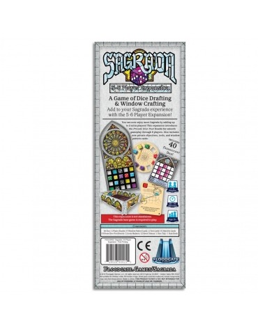Sagrada 5-6 Jugadores - Ing 01-001-0005 Floodgate Games Floodgate Games