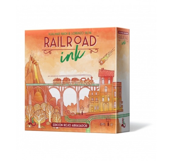 Railroad Ink: Edición Rojo Abrasador CK-5407625334  Asmodee