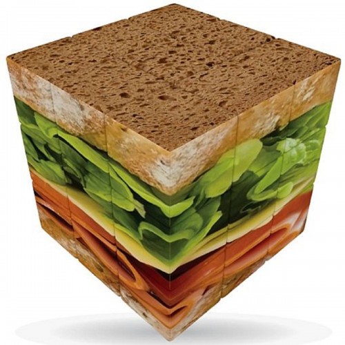 Cubo Tipo Rubik V-cube Sandwich 3x3 Flat LAB-457000517  V Cube