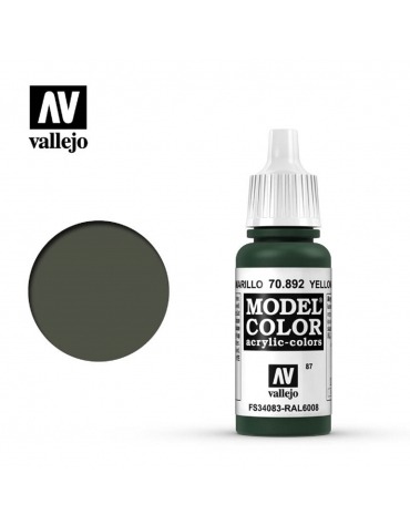 Acrílico Model Color - Oliva Amarillo Mate MC29551770892  Vallejo