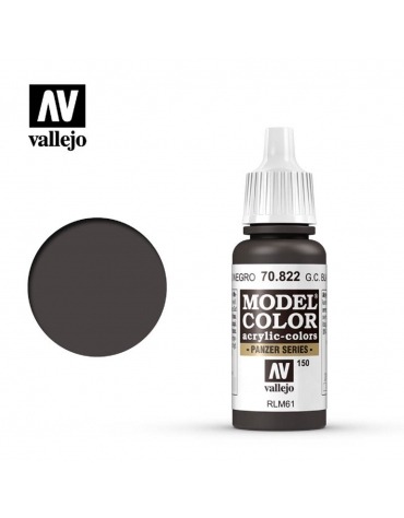 Acrílico Model Color - Alemán Camuflaje Pardo Negro MC29551770822  Vallejo