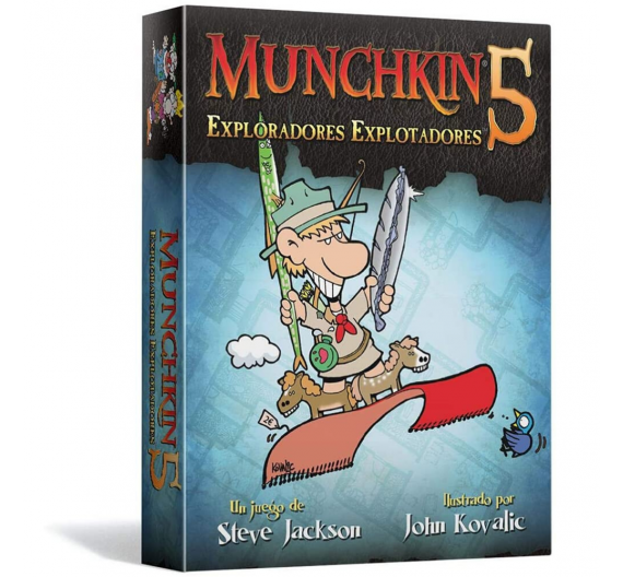 Munchkin 5: Exploradores Explotadores CK-5407606142  Edge Entertainment