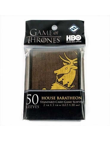 Fundas 63.5x88 mm - Estándar x 50 - Game Of Thrones Casa Baratheon ACCFFPCARSGOT  Fantasy Flight Games