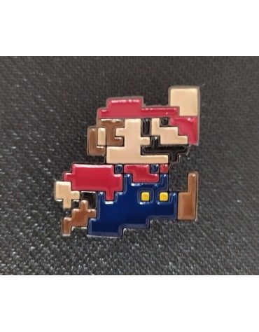 Pin Metálico - Super Mario - Mario Pixel SUPERMARIO000
