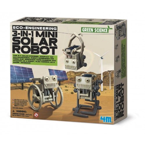 Eco Engineering / 3 En 1 Mini Robot Solar 00-03377  4M