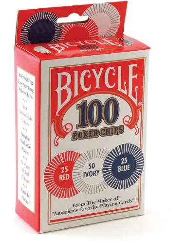 Bicycle: 100 Poker Chips CK_3854001042  Bicycle