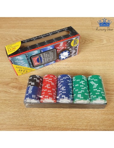 Chips de Poker 8 Gram Clay- Bicycle (100 Chips) CK-POKCHIPBC  Bicycle