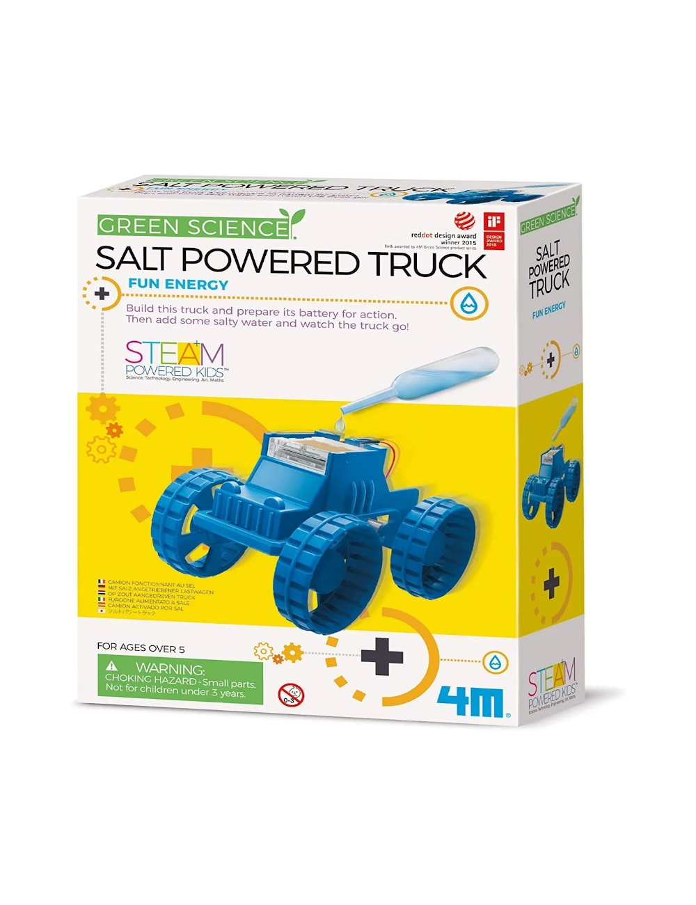 4M Green Science - Kit de camión con Agua salada AP-00-03409  4M