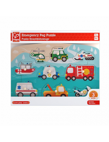 Emergency Peg Puzzle HA-3478018679  Hape