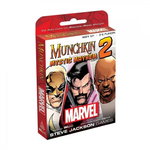 Munchkin: Marvel 2 Mystic Mayhem CLCUSCMUNCMARVEL2COL  USAopoly Inc