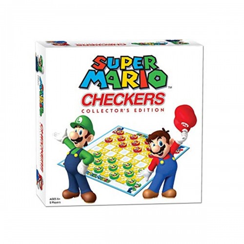 Checkers: Super Mario - Juego de Damas Chinas JDMUSCCHCKRSU  USAopoly Inc