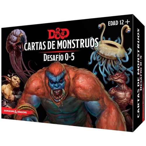 Dungeons & Dragons: Cartas de monstruos. Desafío 0-5 EEWCDD906102  Asmodee