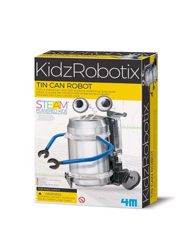 Kidz Robotix Robot Lata de Gaseosa// Tin Can Robot 4M 00-03270  4M