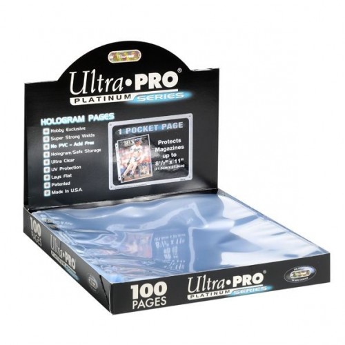 Hojas Magazines Bolsillo Platinum x100 UP_7442781419 Ultra-Pro Ultra-Pro