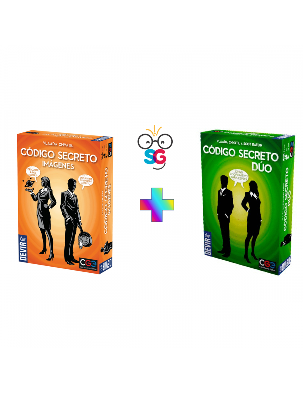 Combo Codigo Secreto Imágenes + Codigo Secreto Duo COMDUO223354 Devir Devir