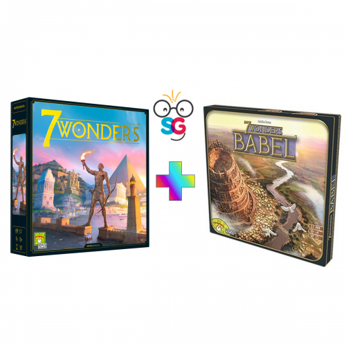 Combo 7 Wonders Nueva Edición + 7 Wonders: Babel COMWON924129  Days Of Wonder