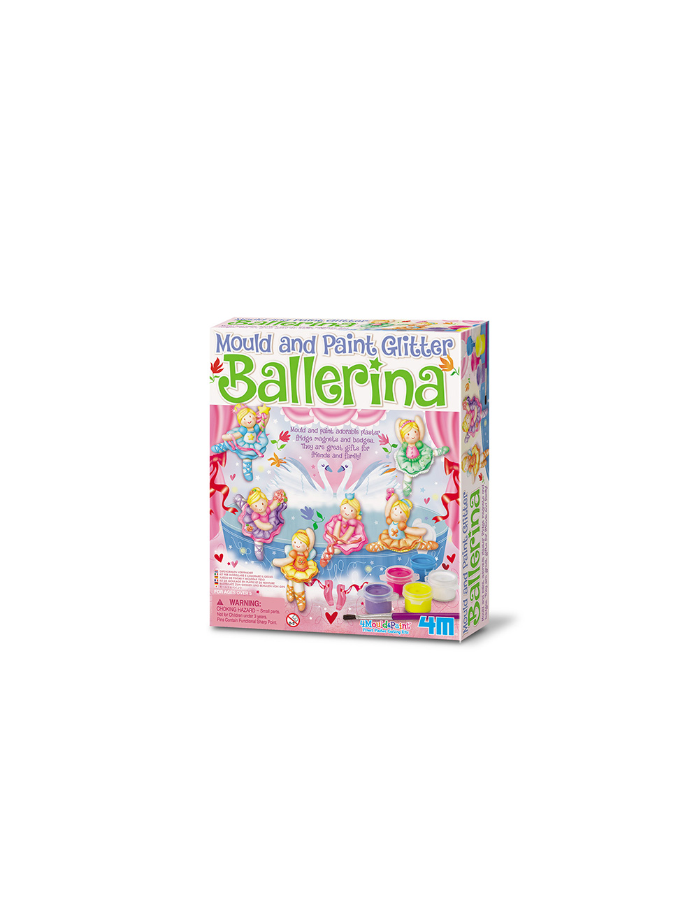 Kit Infantil Moldea y Pinta Bailarina Brillante- 4M 00-03527  4M