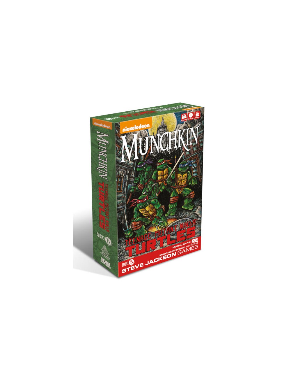 Munchkin: Teenage Mutant Ninja Turtles JDMGXGTEENMTNINMESP  Gen X Games