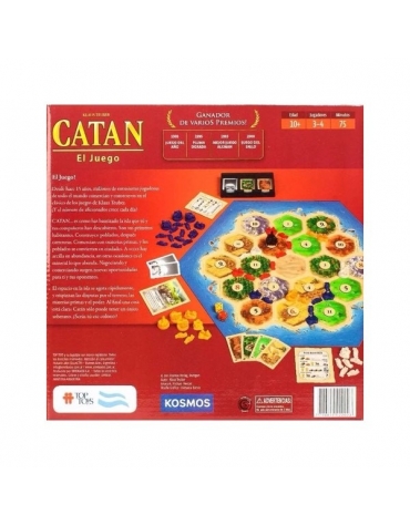 Catan Básico - Juego de Mesa Estrategico 03-001-0008 Devir Devir