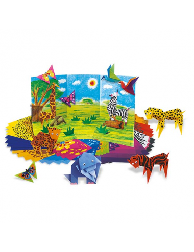Origami Animales Del Zoologico- Kit Infantil 4893156047649