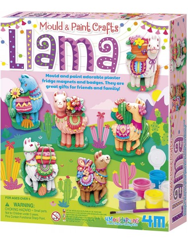 Kit de Arte Moldea y Pinta Llama- 4M 4893156047540