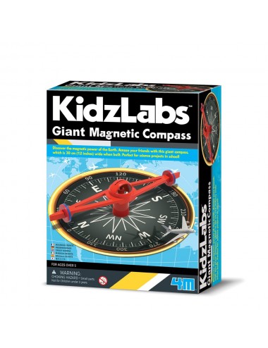 Brujula Magnetica Gigante Kit Infantil- Kidzlabs 4m  4893156034380