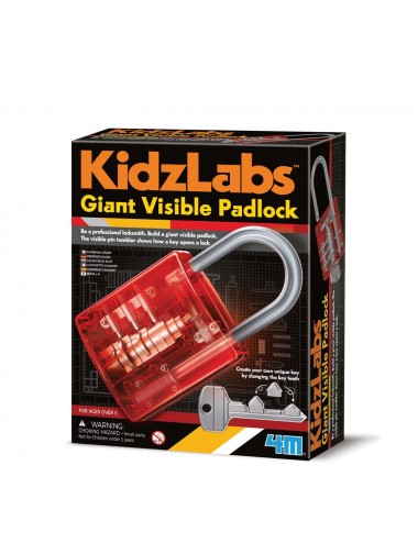 Kit Para Hacer Tu Candado Gigante Visible - Kidzlabs 4M MT-00-03445CND  4M