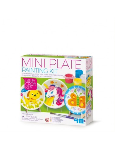 Kit Para Pintar Mini Platos Infantil - Painting Kit 4m 4893156047618