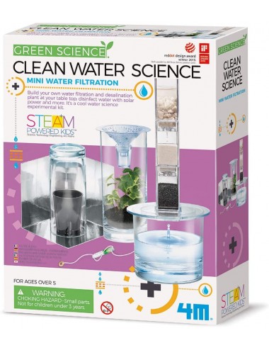 Kit Infantil Ciencia del Agua Limpia- Green Science MT-00-03281  4M