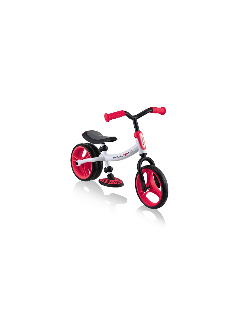 Bicicleta Infanti Equilibrio Empujador Ajustable Roja/Blanca 4895224402251