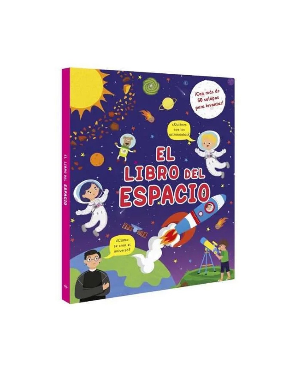 Libro Atlas Del Espacio Para Niños Con Pág Desplegables + 6