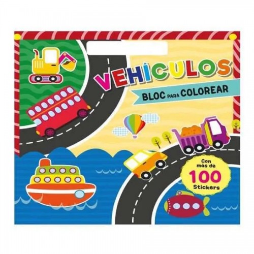 Libro Block Para Colorear y Aprender: Vehículos MMBCV1 Lexus Lexus