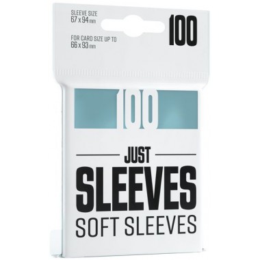 Fundas 67x94 mm - Just Sleeves x 100 - Transparente GX1001 Gamegenic Gamegenic
