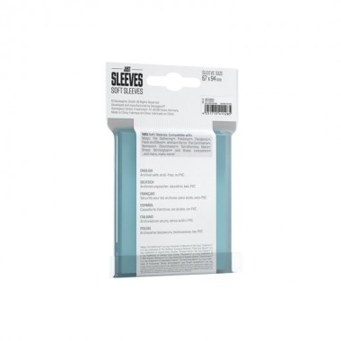 Fundas 67x94 mm - Just Sleeves x 100 - Transparente GX1001 Gamegenic Gamegenic