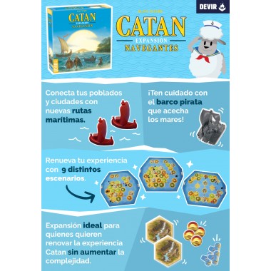 Catan Navegantes JDMDV17220056 Devir Devir