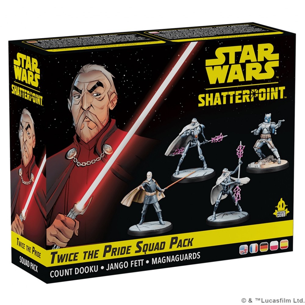 Star Wars Shatterpoint: Twice the Pride Count Dooku Squad Pack 01-001-0422 Fantasy Flight Games Fantasy Flight Games