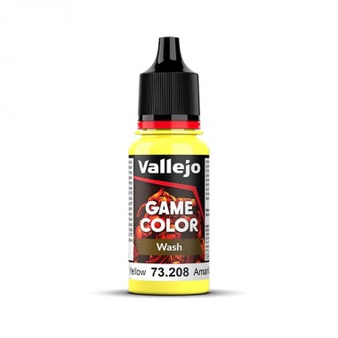 Lavado Game Color - 18 Ml - Amarillo 003-0007-000335 Vallejo Vallejo