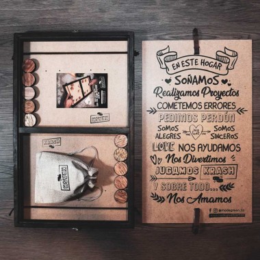 Krash Grande Frases - Juego Mesa Artesanal 17-001-0150 MadeGreen MadeGreen