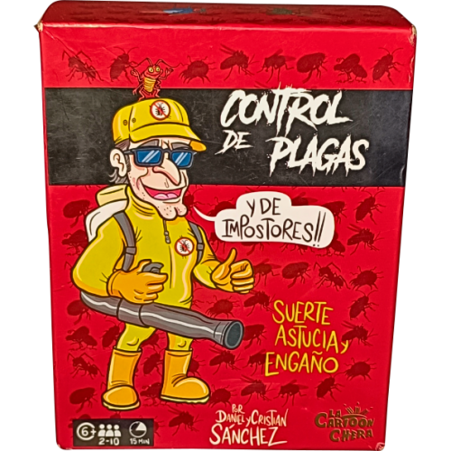 Control de plagas - Juego de Mesa 03-001-0289 La Ludotteka La Ludotteka