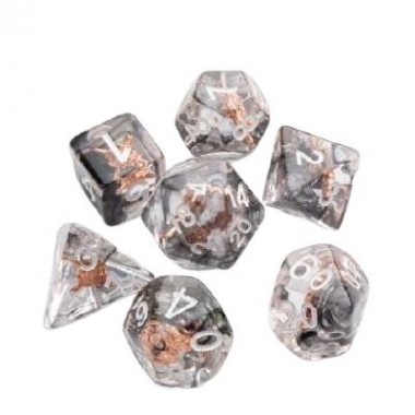 EMBRACED SERIES - SHIELD & WEAPONS - RPG DICE SET (7PCS)