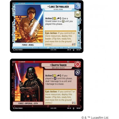 Caja de inicio SWU Spark of Rebellion Two Player Starter - Ing 06-001-0063