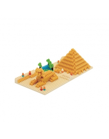 La gran pirámide de Giza Egipto 12-001-0068 Nanoblock Nanoblock