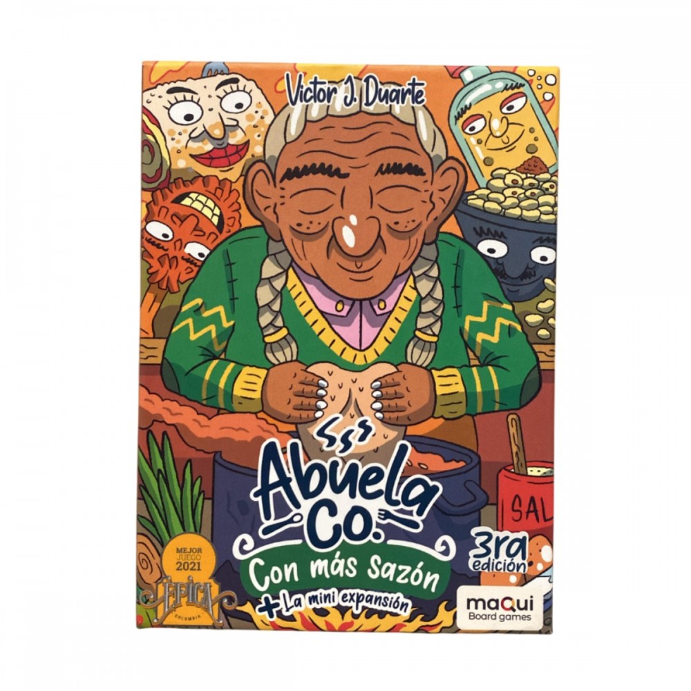 Abuela Co, Con Mas Sazón + Mini Expansión 3ra edición 03-001-0020 Maqui Juegos Maqui Juegos Abuela Co, Con Mas Sazón + Mini Expansión 3ra edición 03-001-0020 Maqui Juegos Maqui Juegos