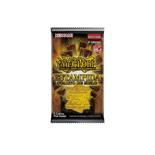 Yu-Gi-Oh! Estampida Cuarto de Siglo - Sobre x1 - Konami