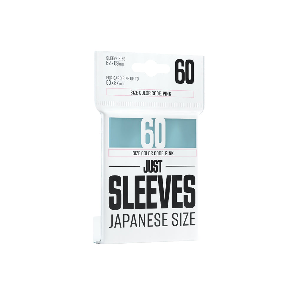 Fundas 62x89 mm - Japanese Size x60 Transpararente- Just Sleeves 07-001-0023 Gamegenic Gamegenic