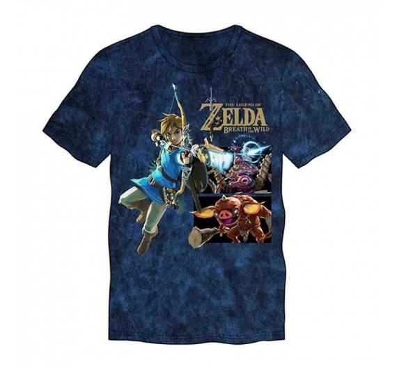 T - Shirt Zelda Link With Monsters   Nintendo