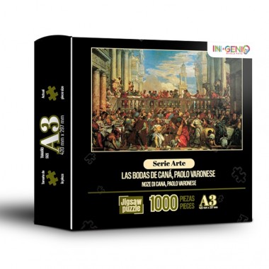 rompecabezas Bodas de CanA - rompecabezas pintura renacentista