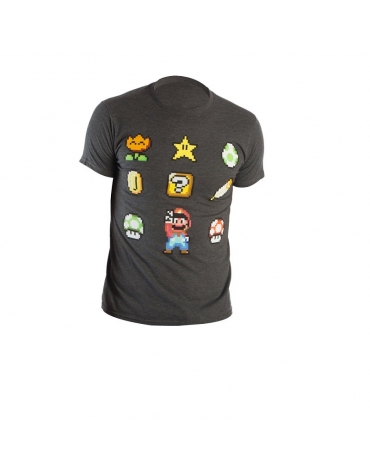 Super Mario| Camiseta Iconos de Super Nintendo 190371780134 JVLAT JVLAT