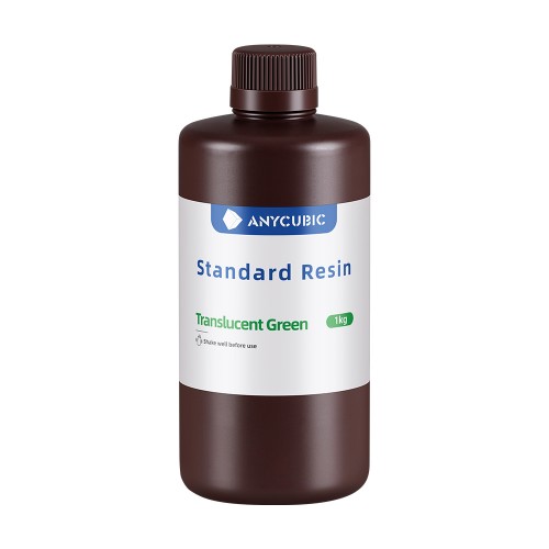 Resina Standard Anycubic 1Kg Verde Translúcido 13-001-0634 Anycubic Anycubic